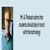 Mr. A. Prakash claims that students should stay in touch with the technology