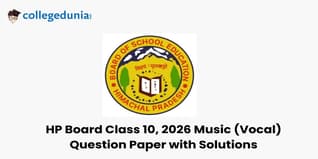 HP Board 2026 Class 10 Music (Vocal) Question Paper with Solutions