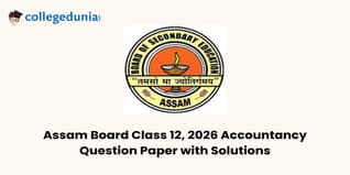 Assam Board Class 12 Accountancy 2026 Question Paper with Solution PDF