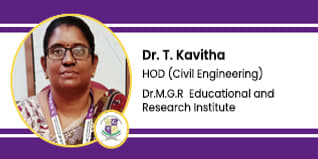 Dr.M.G.R  Educational and Research Institute, HOD (Civil Engineering): Dr T Kavitha Interview