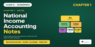 National Income Accounting Class 12 Notes 2026-27