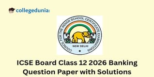 CBSE Class 12 2026 Banking Question Paper with Solution Pdf : Available Here