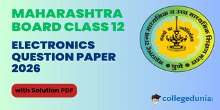 Maharashtra Board Class 12 Electronics Question Paper 2026 with Solutions