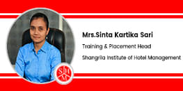 Interview Mrs Sinta Kartika Sari Training and Placement Head at Shangrila Institute of Hotel Management Vijayawada