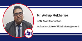 Interview Mr Avirup Mukherjee HOD Food Production at Indian Institute of Hotel Management Kolkata