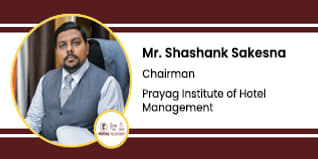 Prayag Institute of Hotel Management and Catering Technology, Allahabad, Chairman: Mr. Shashank Sakesna Interview