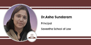Saveetha School of Law, Chennai, Principal: Dr. Asha Sundaram Interview