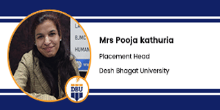 Desh Bhagat University, Mandi Gobindgarh, Placement Head: Mrs. Pooja Kathuria Interview