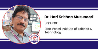 Sree Vahini Institute of Science & Technology, HOD-ECE: Dr.Hari Krishna Musunoori Interview