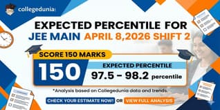 Expected Percentile for JEE Main April 8 2026 Shift 2 Score 150 marks