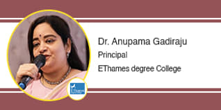 EThames degree College Principal: Dr. Anupama Gadiraju Interview