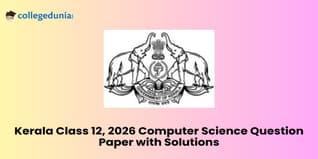 Kerala Board 2026 Class 12 Computer Science Question Paper with Solutions