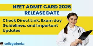 NEET 2026 Admit Card Release Date
