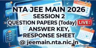 NTA JEE Main 2026 Session 2 Answer Key and Response Sheet OUT @ jeemain.nta.nic.in