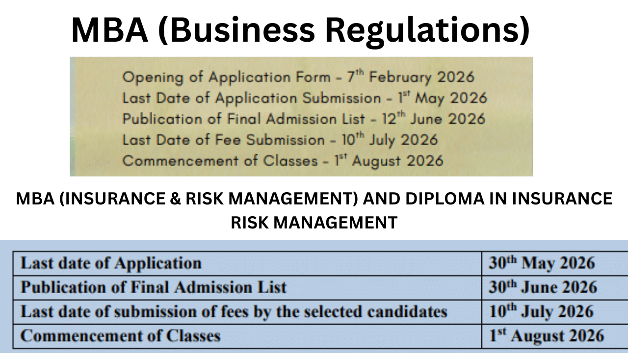 NLU Jodhpur MBA Admission 2026 @nlujodhpur.ac.in