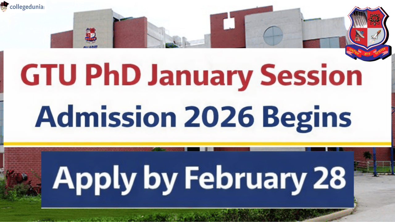 GTU PhD January Session Admission 2026 