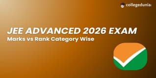 JEE Advanced 2026 Exam Marks vs Rank Category Wise