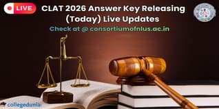 CLAT 2026 Provisional Answer Key Released Live Updates: PDF Released at consortiumofnlus.ac.in