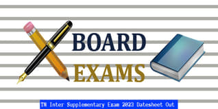 TN Inter Supplementary Exam 2023 Datesheet Out @tsbie.cgg.gov.in; Check 1st, 2nd Year Schedule Here
