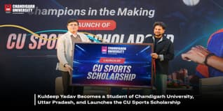 A Champion's Choice: Kuldeep Yadav Becomes a Student of Chandigarh University