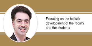 Focusing on the holistic development of the faculty and the students