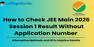 How to Check JEE Main 2026 Session 1 Result Without Application Number