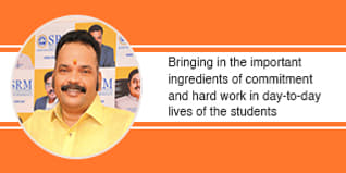 Bringing in the important ingredients of commitment and hard work in day-to-day lives of the students