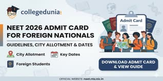 NEET 2026 Admit Card for Foreign Nationals