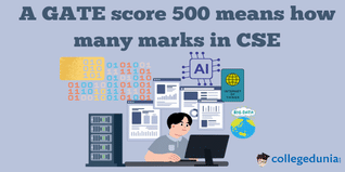 GATE score 500 Means How Many Marks in CSE?