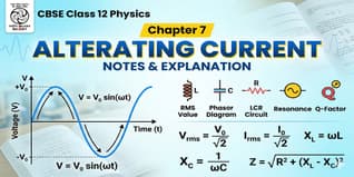 NCERT Class 12 Physics Chapter 7 Alternating Current Notes - Download Free PDF