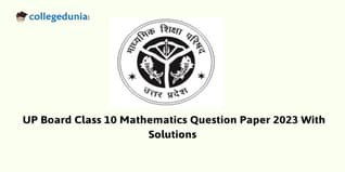 UP Board Class 10 Mathematics Question Paper 2023 (Code 822 DW) Available- Download Here with Solution PDF