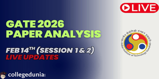 GATE 2026 February 14th Shift 2 (over) Paper Analysis Live Updates