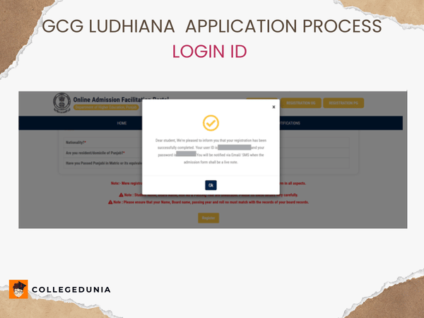 GCG Ludhiana PG Application