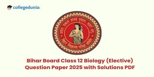 Bihar Board Class 12 Biology (Elective) Question Paper 2025 (Code 119 Set - F) Available- Download Here with Solution PDF