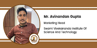Swami Vivekananda Institute of Science and Technology, Kolkata, Marketing Head:  Mr. Avinandan Gupta Interview