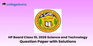 HP Board Class 10 Science and Technology 2026 Question Paper with Solution PDF : Available Here