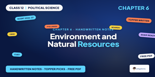 Environment and Natural Resources Handwritten Notes