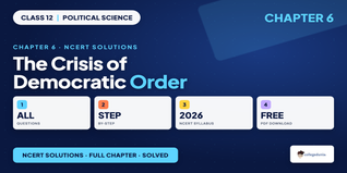 The Crisis of Democratic Order Class 12 Solutions