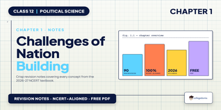 Challenges of Nation Building Class 12 Notes