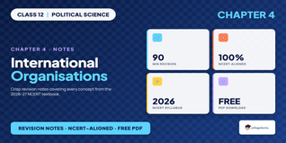 International Organisations Class 12 Notes