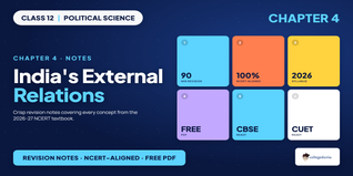 India's External Relations Class 12 Notes