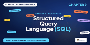 NCERT Book Class 12 Computer Science Chapter 9 SQL PDF