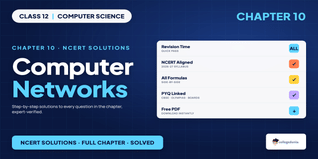 NCERT Solutions Class 12 Computer Science Chapter 10 Computer Networks