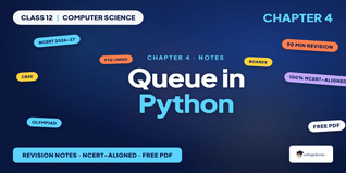NCERT Notes Class 12 Computer Science Chapter 4 Queue