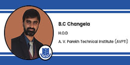 Interview BC Changela HOD at AV Parekh Technical Institute Rajkot