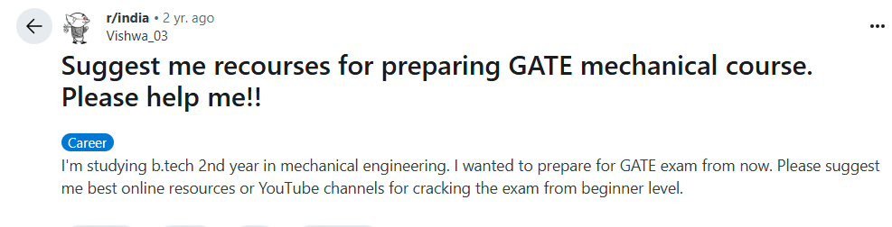 Toughest subject in GATE ME