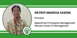 Interview Dr Prof Manisha Saxena Principal at Department Of Hospital Management Deccan School Of Management Hyderabad