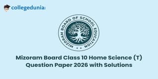 Mizoram Board Class 10 2026 Home Science Question Paper with Solutions: PDF Available Here