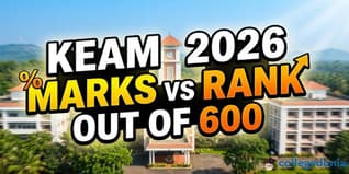KEAM 2026 marks vs rank out of 600