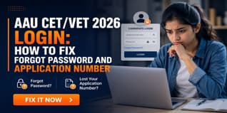 AAU CET/VET 2026 Login: How to Fix Forgot Password and Application Number